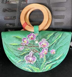 Hand Painted Bags- Mint Green 9975