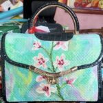 Hand Painted Bags- Ligth Mint Green 9978